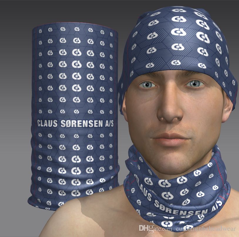 Custom Tube Multi Functional Neck Bandana Tubular Bandana Extra Large