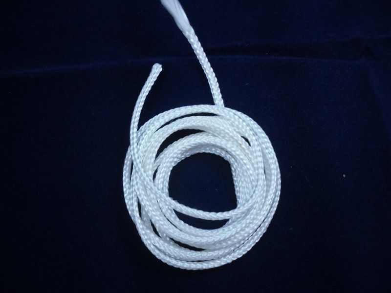 2.5mm High Quality Fiberglass Rope Wick Silica Wick Silica Cord Ceramic