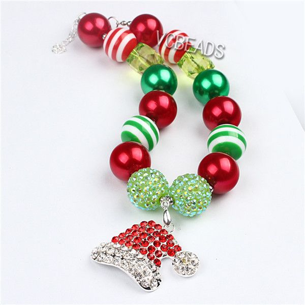 2017 2014 Beaded Necklace Christmas Ornament Necklaces Baby Necklace