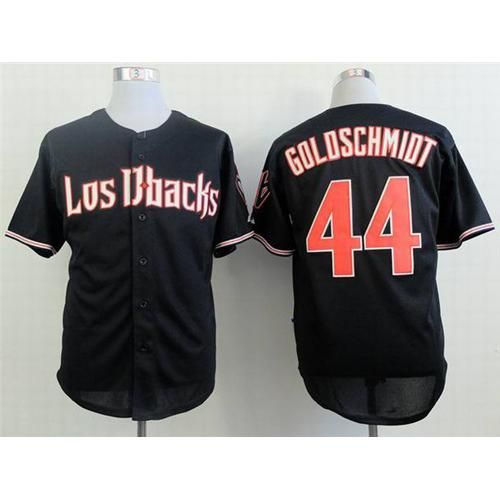 Online Cheap 44 Paul Goldschmidt Black Baseball Jerseys Diamondbacks