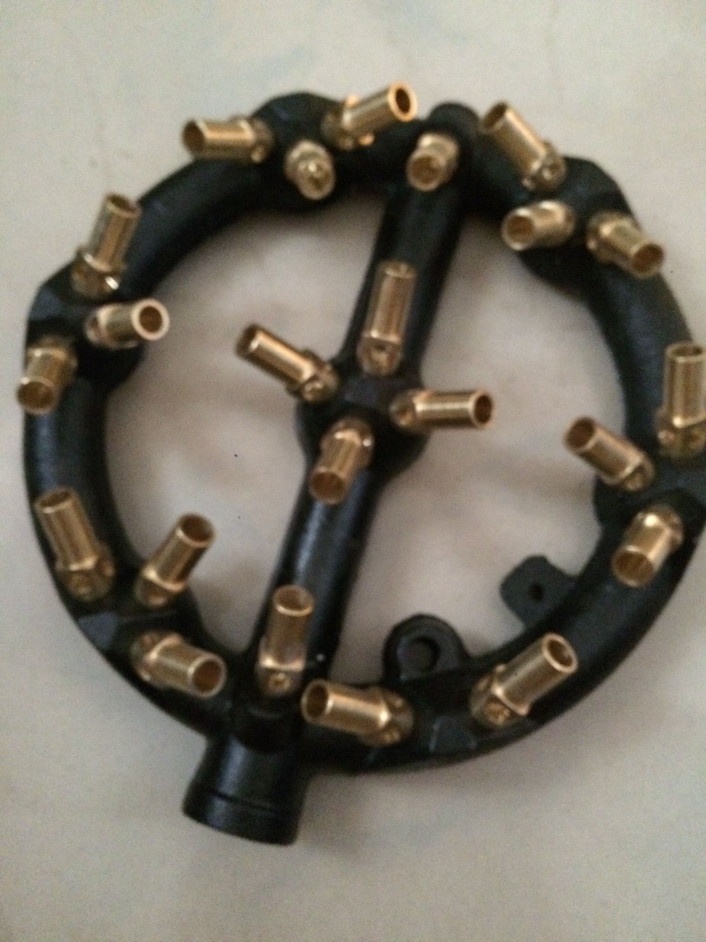 2017 High Quality Cast Iron 23 Nozzles Gas Jet Tips Burner For Kitchen