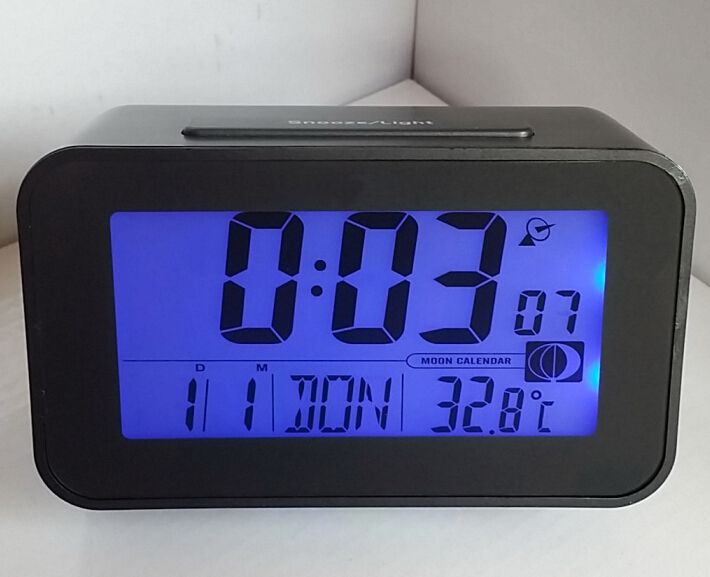 Best Dcf Radio Controlled Clock/Digital Bedside Table Desktop Calendar