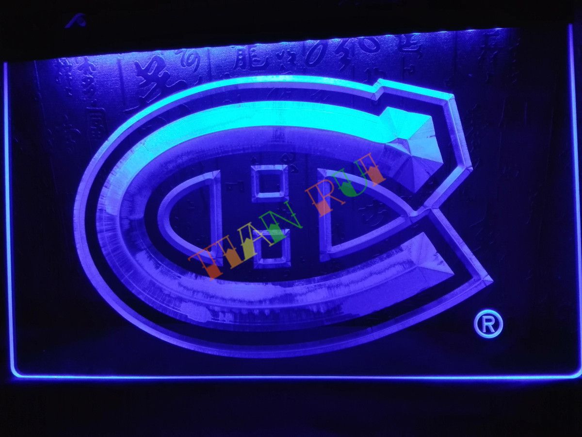 2017 Ld091 Montreal Canadiens Hockey Nr Neon Light Sign Home Decor Shop
