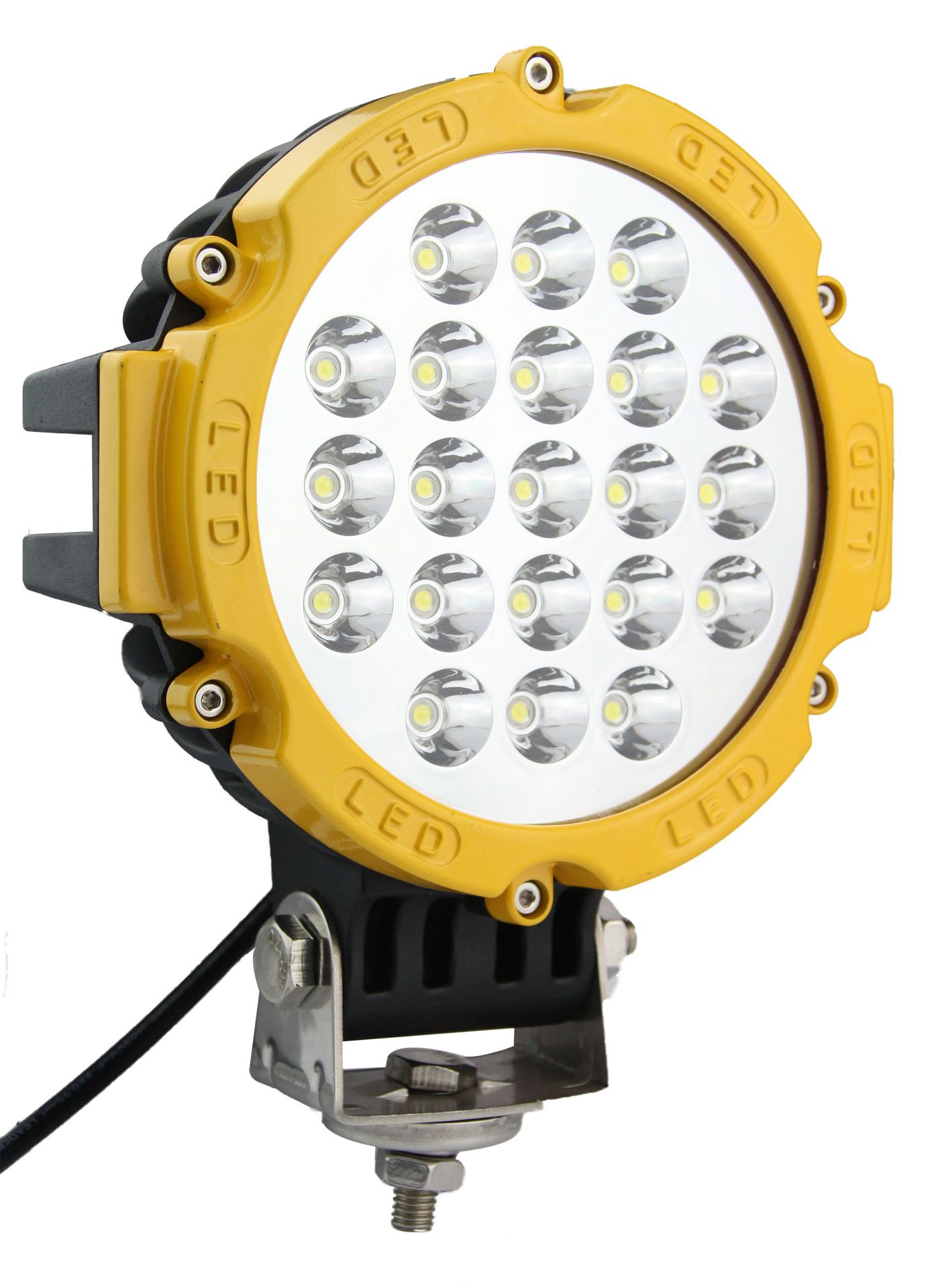 6.3inch 63w Epistar Red Best Led Work Lights Off Road Led Jeep