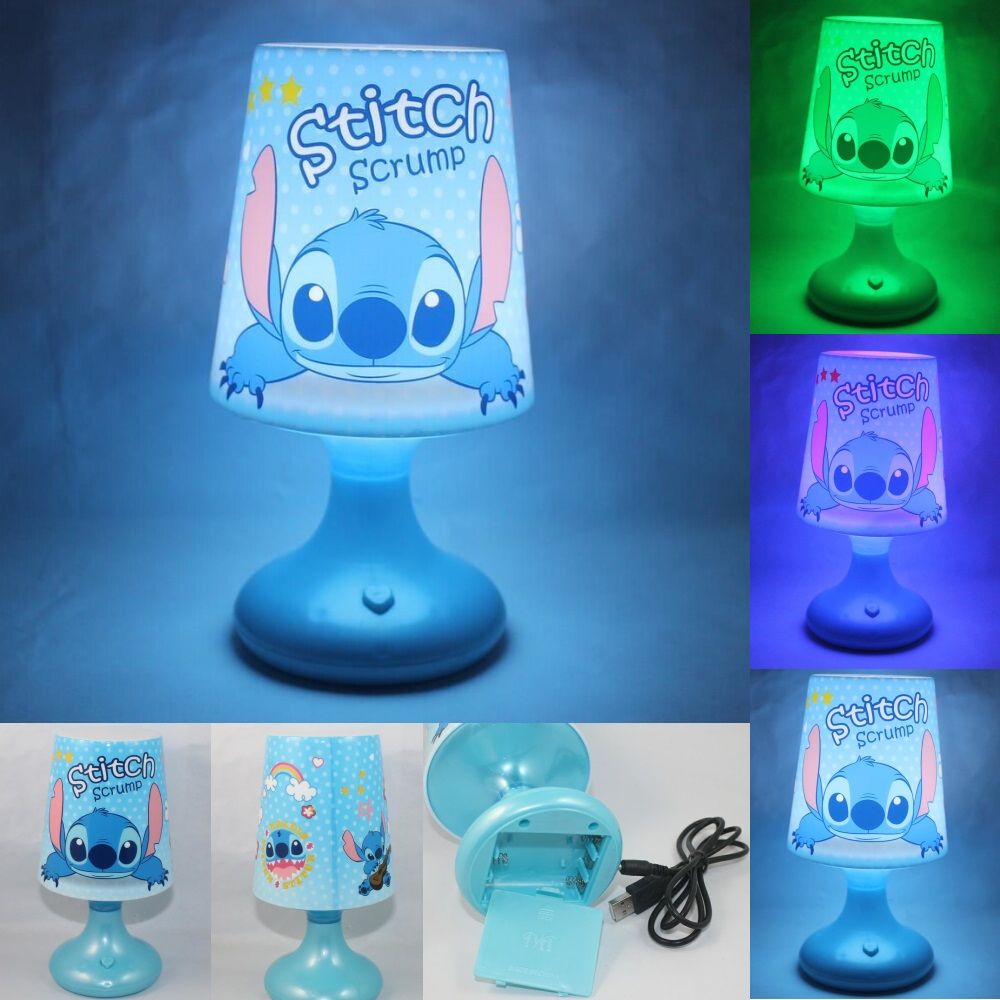 2018 Cartoon Blue Stitch USB Or Battery LED Novelty Desk Night Lights