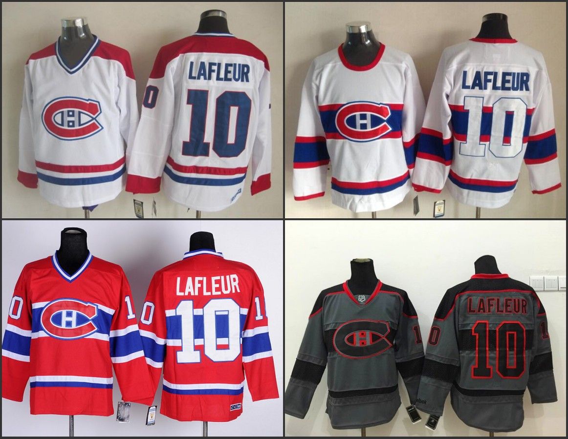 Online Cheap Authentic Cheap Montreal Canadiens Jerseys Guy Lafleur Jersey 10 Red White