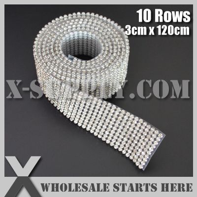 Rhinestone banding for bridal dresses