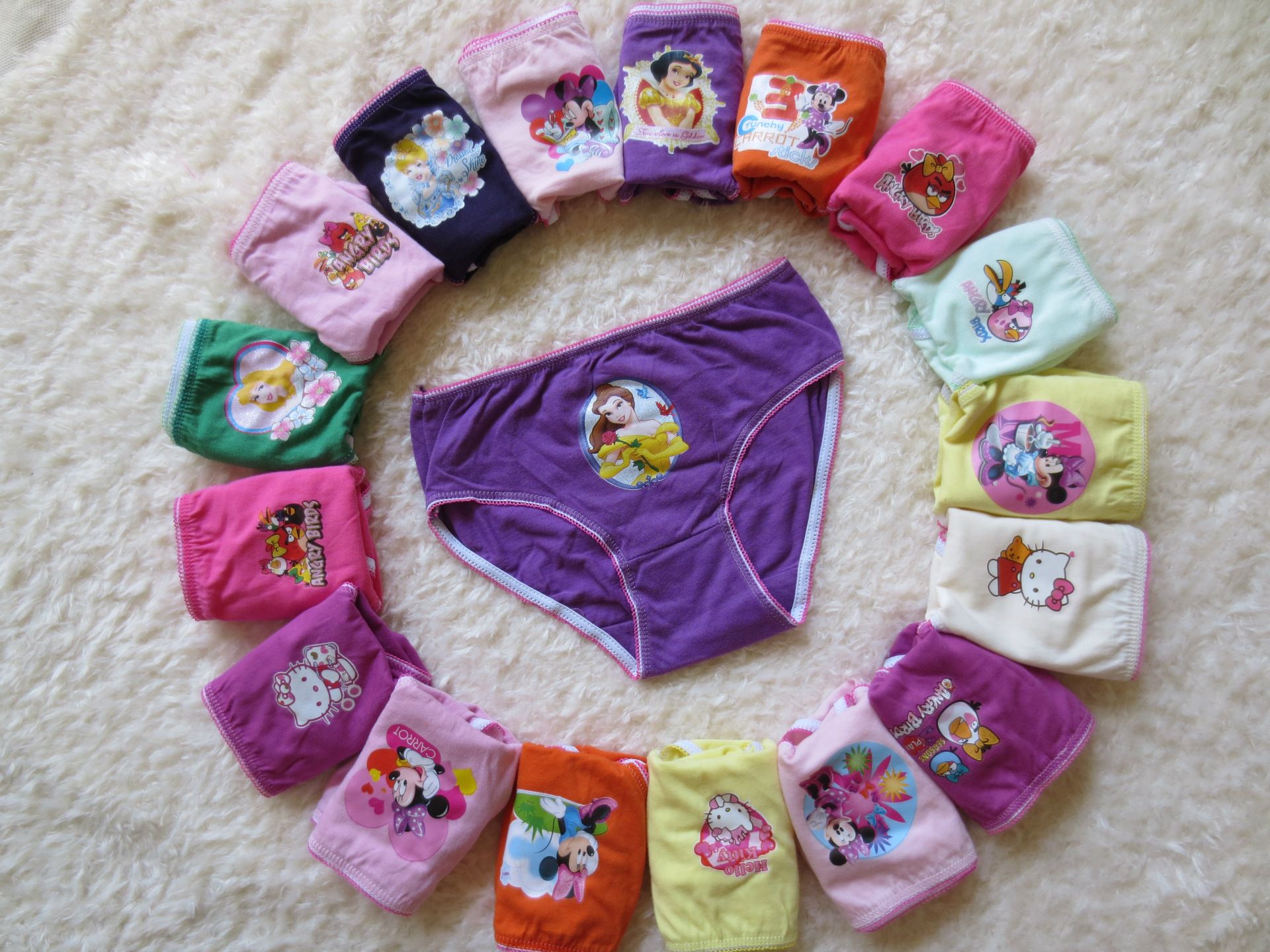 2017 Children 100 Cotton Briefs Christmas Frozen Children Underwear