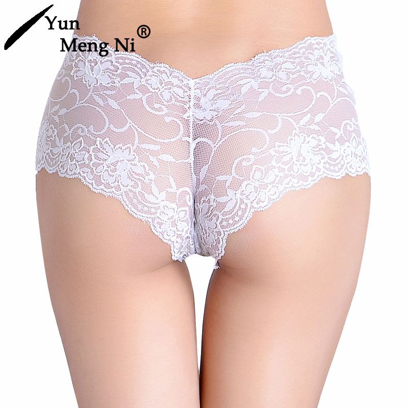 2016 Yun Meng Ni Lady Panties Sexy Sheer Lace Women Underwear Lady