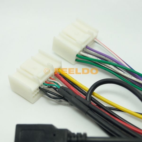 2017 Car Audio Cd Stereo Wiring Harness Adapter With Usb