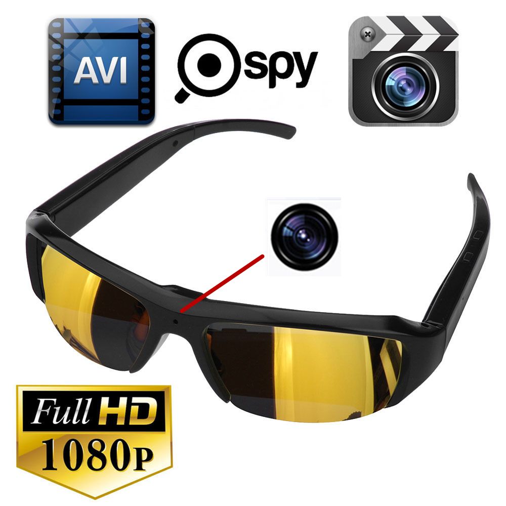 Hd 1920x1080p Mini Spy Sunglasses Camcorder Audio Video Recorder Bolon