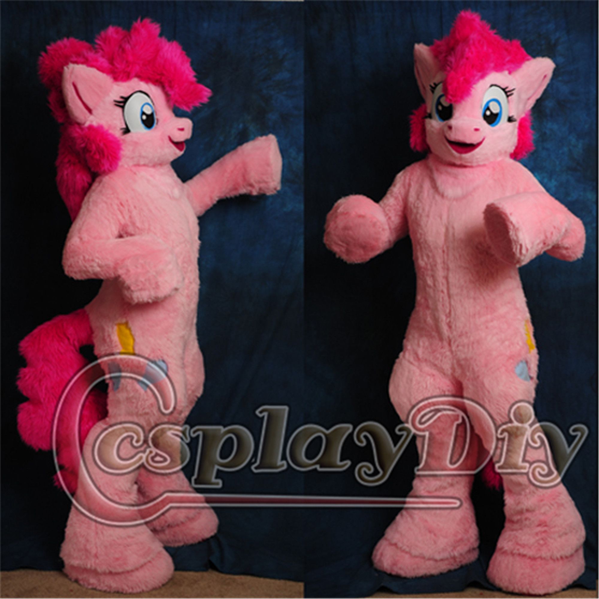 Custom Made My Little Pony Mascot Costumes Pink Pie Mascot Halloween ...