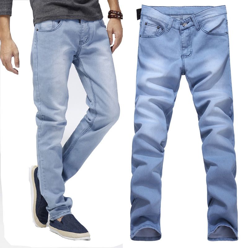 Best Spring Summer Light Color Jeans Men Slim Skinny Pants Mens ... Best Spring Summer Light Color Jeans Men Slim Skinny Pants Mens ...