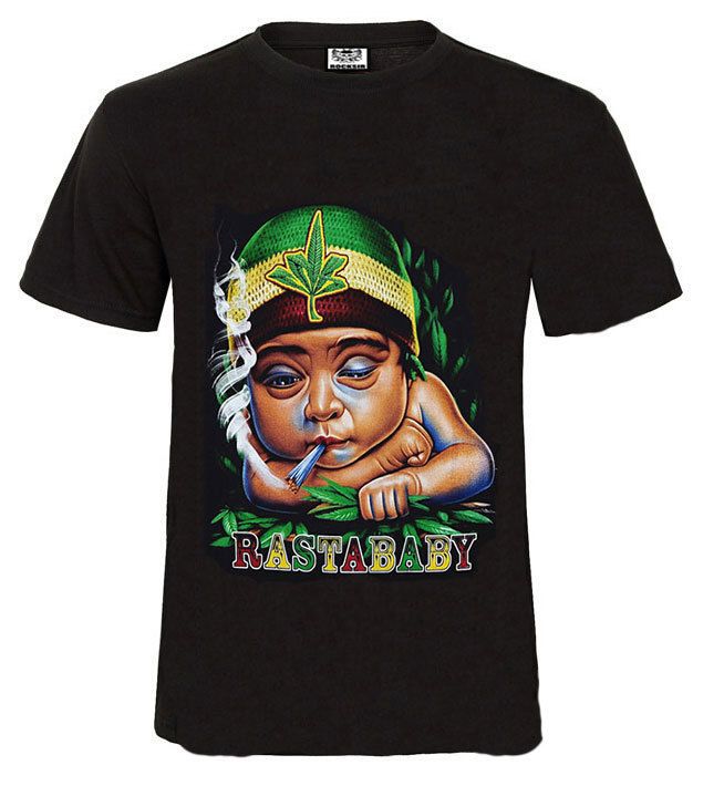 Rasta Baby 3d Printed T Shirt Men,2015 Summer Style New T Shirt,Brand Design Hip Hop Casual