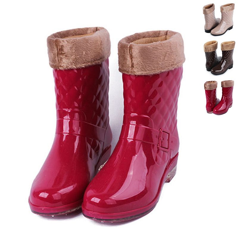 rain boots with warm liners