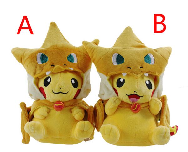 pikachu charizard plush