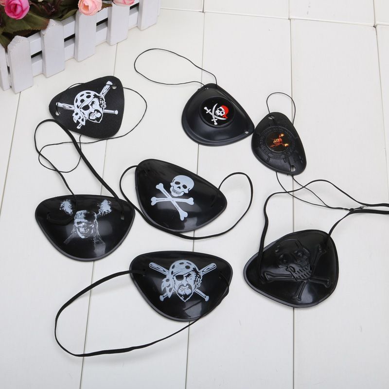 2018 One Piece Halloween Masquerade Accessories Pirate Eye Patch