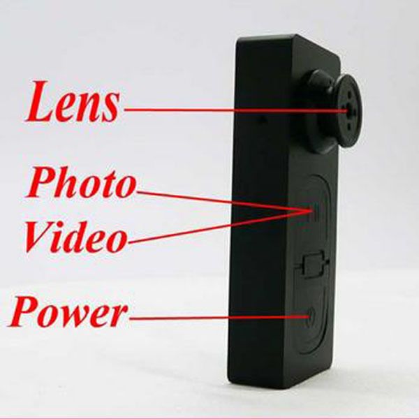 Mini Spy Button Camera Hidden Dvr Camcorder Shirt Button Spy Camera