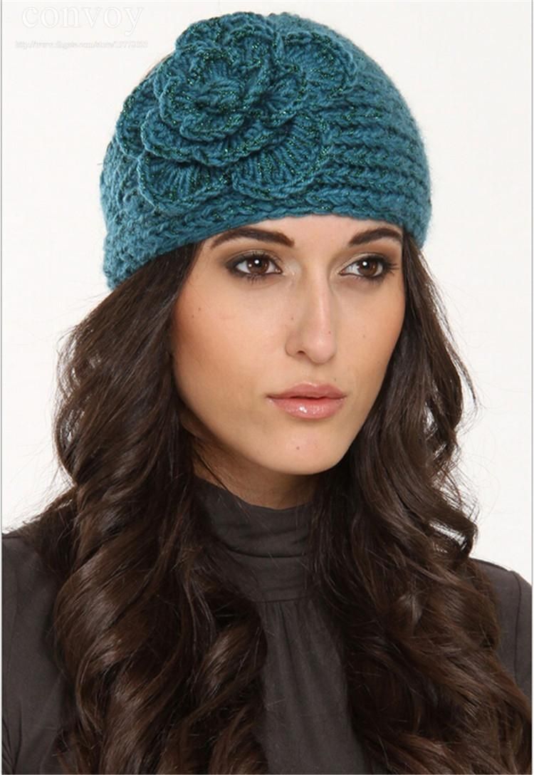 Discount Womens Soft Warm Crochet Knitting Wool Headbands Ladies Winter
