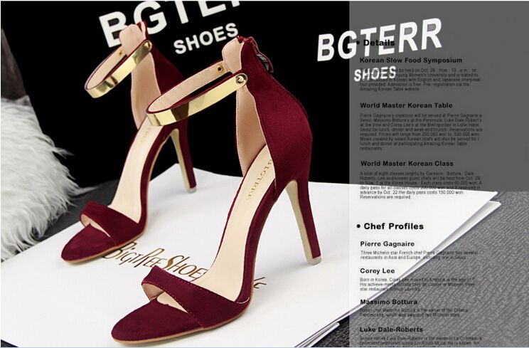 ... shoes buckle platform pumps wedding shoes black Champagne Pink Fuchsia