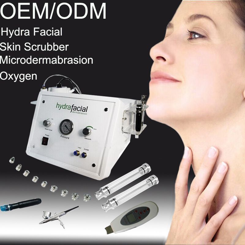 4 In 1 Oxygen Skin Scrubber Facial Cleaning Hydro Microdermabrasion