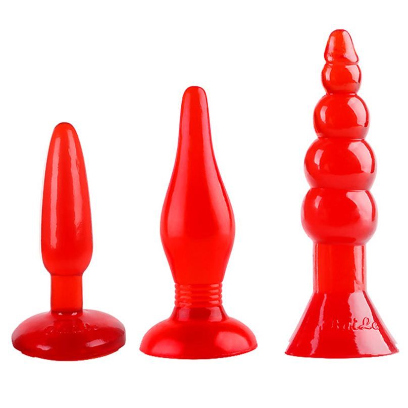 store product Beginner Anal Trainer Anal Starter Set Butt Plug Kit Pack Red Anal Plugs for Beginners store product Beginner Anal Trainer Anal Starter Set Butt Plug Kit Pack Red Anal Plugs for Beginners