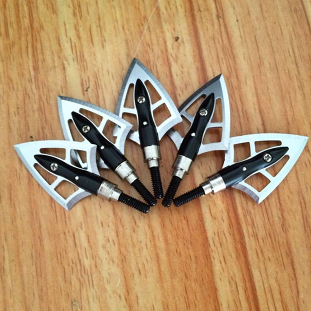 2017 100 Grain Archery Arrow Hunting Broadhead 2 Fixed Razor Blade