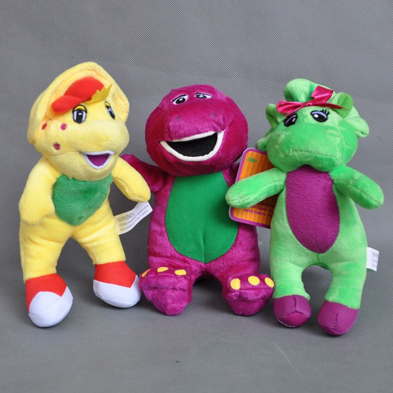 2017 Cute 3x Barney & Friend Baby Bop Bj Plush Doll Stuffed Toy Best