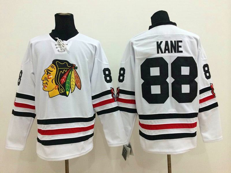 Online Cheap Blackhawks 88 Patrick Kane Jersey 2015 White Winter Classic Ice Hockey Jerseys New