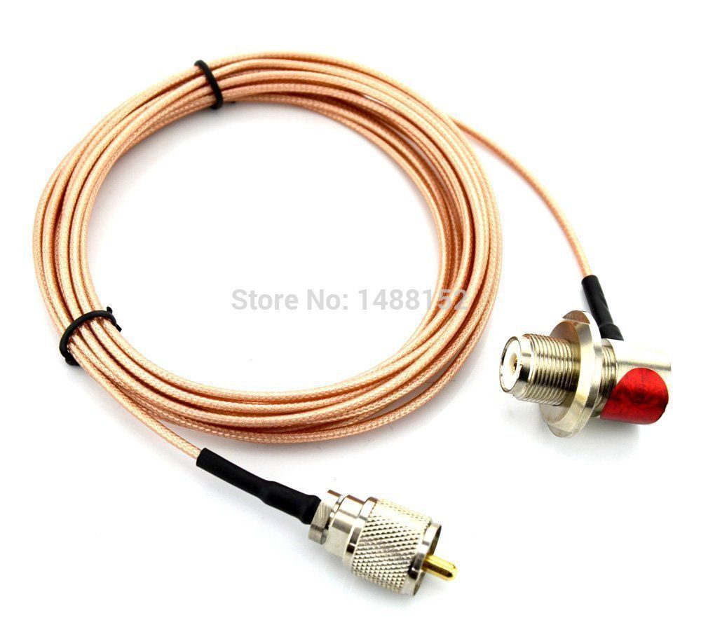 5m Coaxial Cable Pl 259 So 239 Teflon Extension Cable Cb Antenna Cable