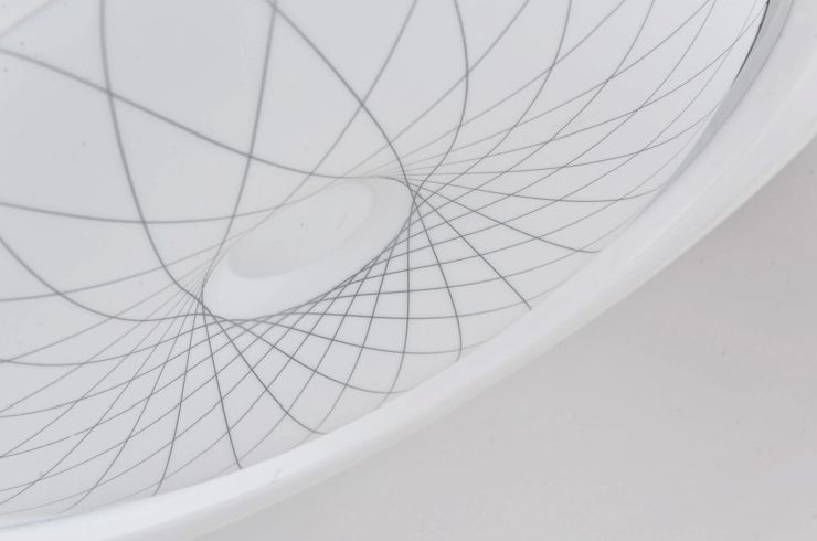 Circular sala atmosférica lámpara led techo iluminación cálida y ...
