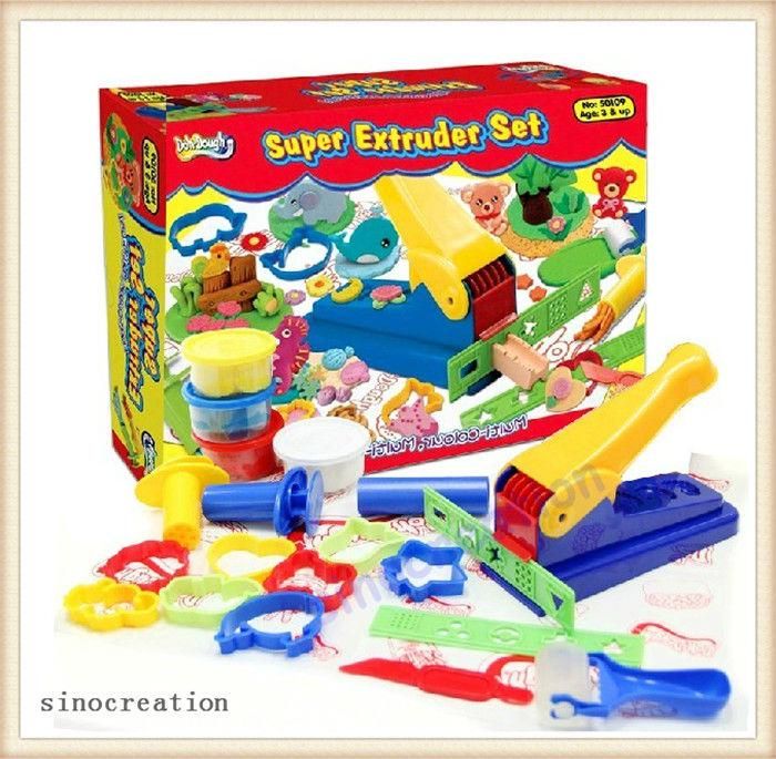 2017 Doh Dough Play Dough Super Extruder Set, Lead Free And Non Toxic Kid'S Educational Toy From