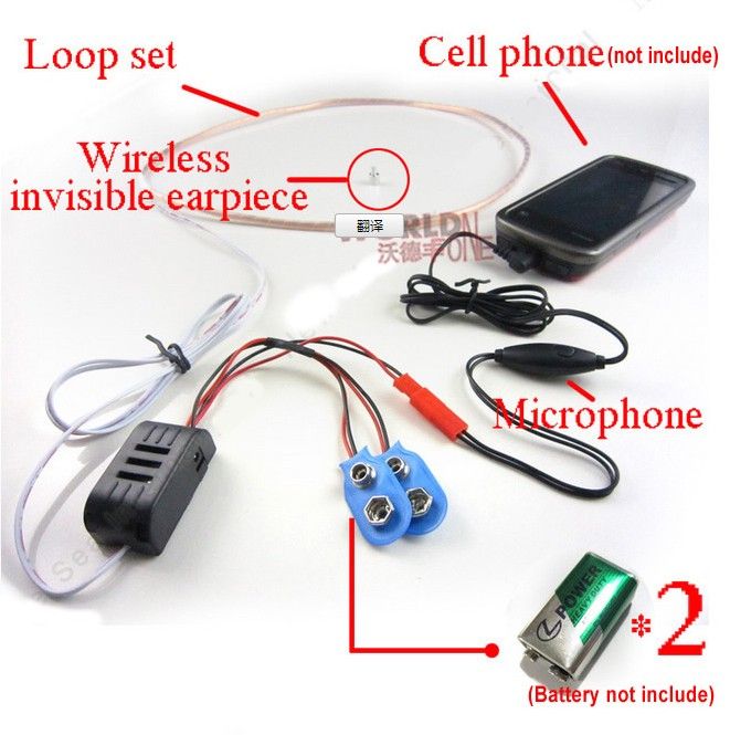 Invisible Secret Spy Nano Wireless Earphone Earpiece Hidden Spy