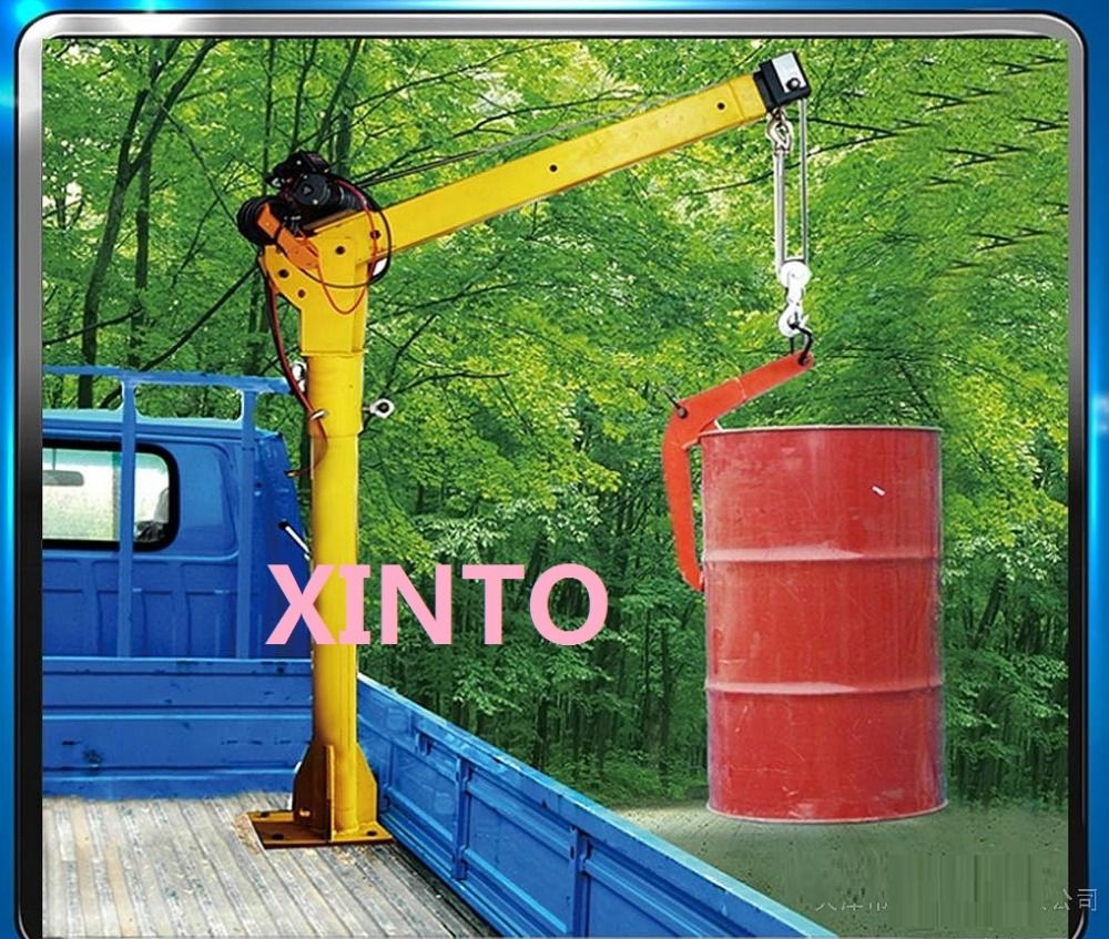 2017 1000lb/500kg Truck Crane With 12v Electric Winch Jib Crane Auto