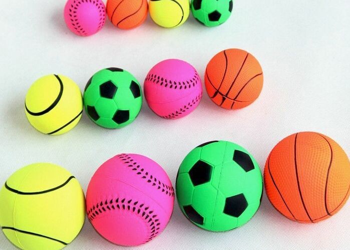 Online Cheap Baby Toy Balls Machine Bouncing Ball Rubber Ball Toys