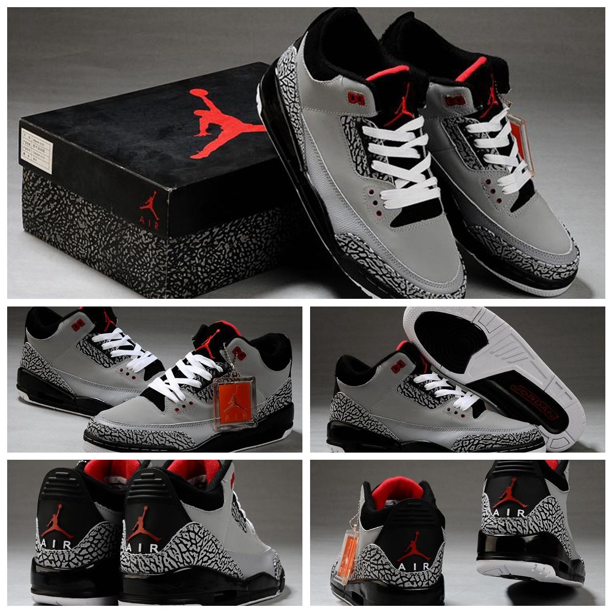 Nike Air Jordan 3 Men&#39;s Basketball Shoes Factory Outlet Nike AJ3 Leather Sports Shoes JD3 Retro ...