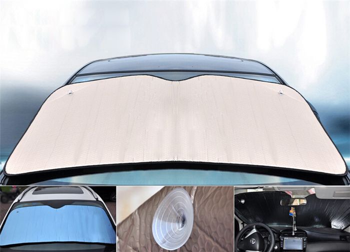 140*70cm Aluminum Foil Foldable Car Auto Front Window Windshield
