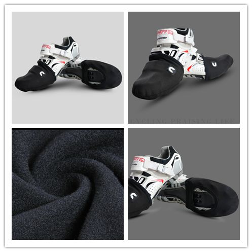 veloToze TALL ROAD SHOE COVERS Aero Waterproof Cycling Booties BLACK T-BLK-001-P