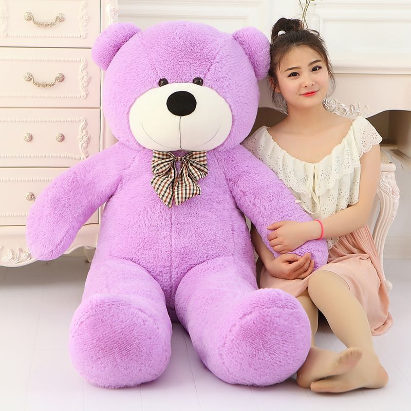 giant purple teddy bear