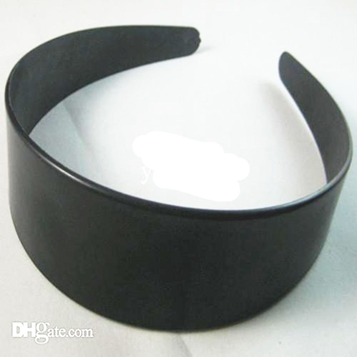 2018 Plain Sliver Plastic,Headbands Hair Band 4 Cm Hair Band Dance