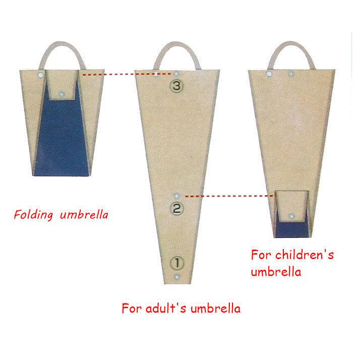 New Arrival Car Seat Wet Rain Umbrella Foldable Holder Umbrella Cover