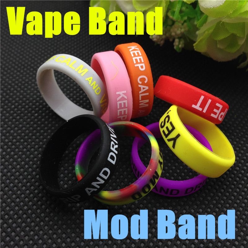 Silicon Rubber Band Vape Ring for Mechanical Mods Decorative And