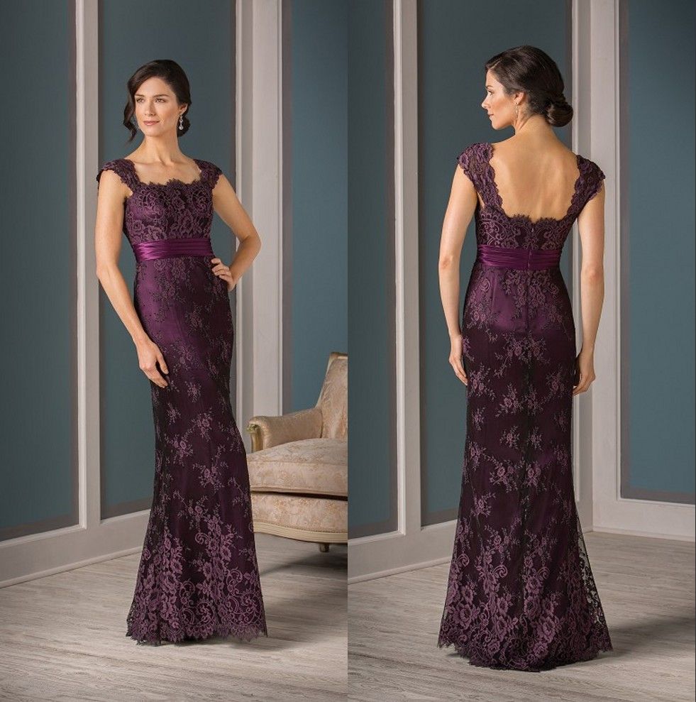 plum mother of the bride outfits