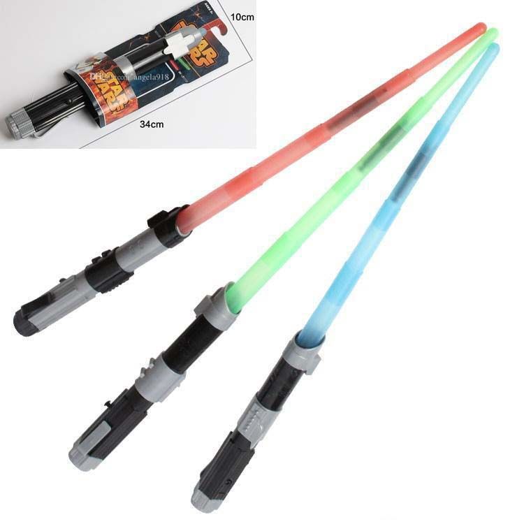 Extendable Star Wars Lightsabers Electronic Lightsaber Led Flashing