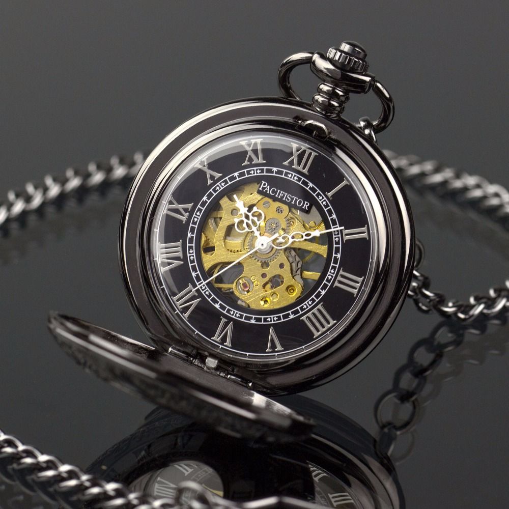 Pocket watch, Skeleton watches, Vintage pocket watch