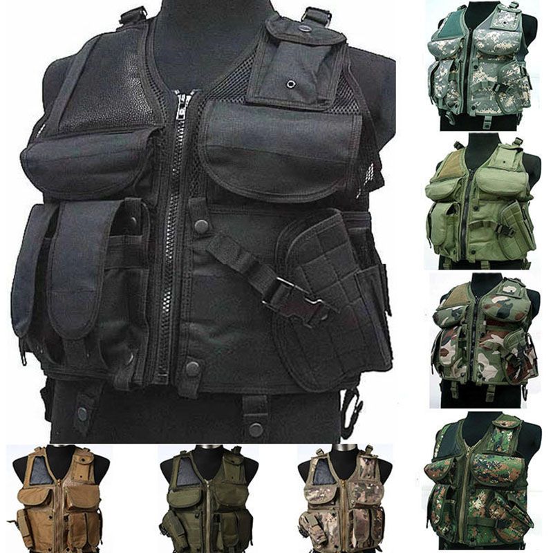 2017 Tactical Vest Utility Safety Black Us Navy Seal Modular Load Swat