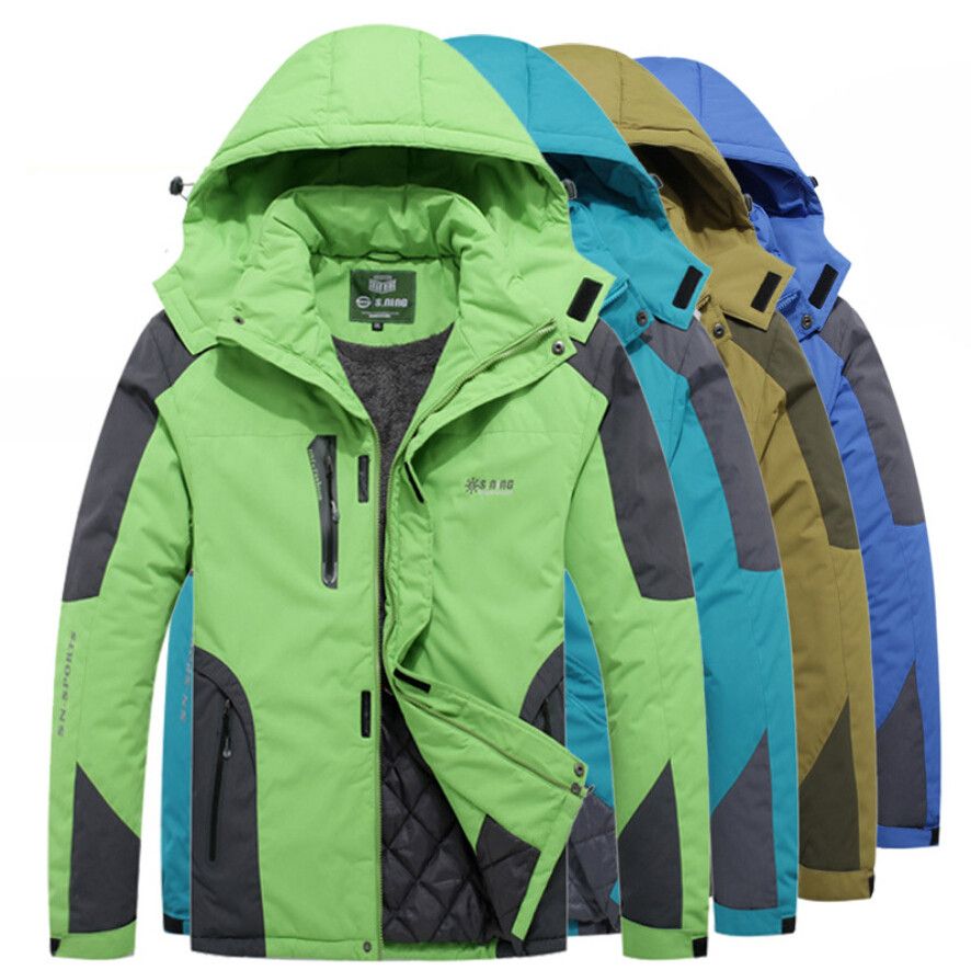 MEN Jackets Outdoor Sports Hoodie Jacket,skiing Climbing Waterproof Windproof Softshell Men's