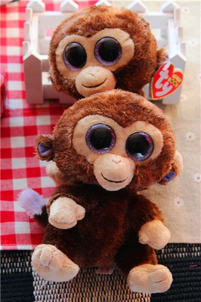 small stuffed monkey toy