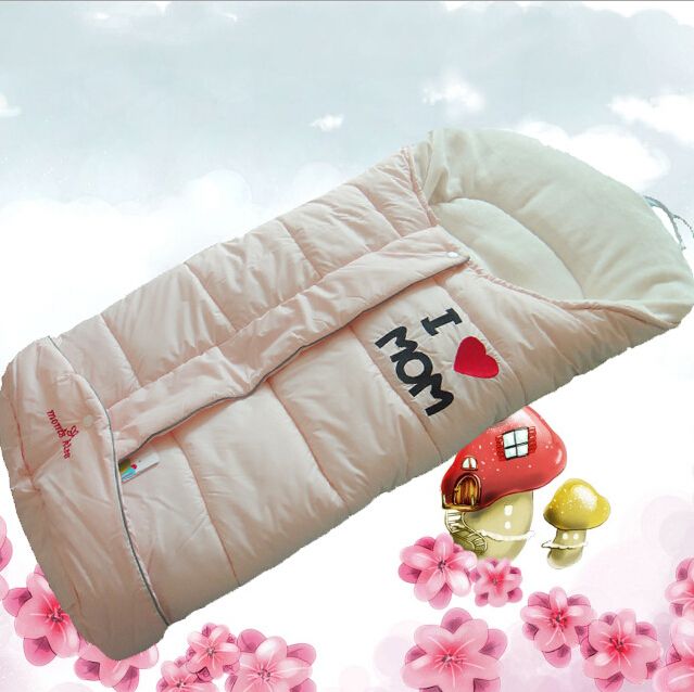 Baby Infant Warm Stroller Thick Velvet Sleeping Bag Pushchair Footmuff