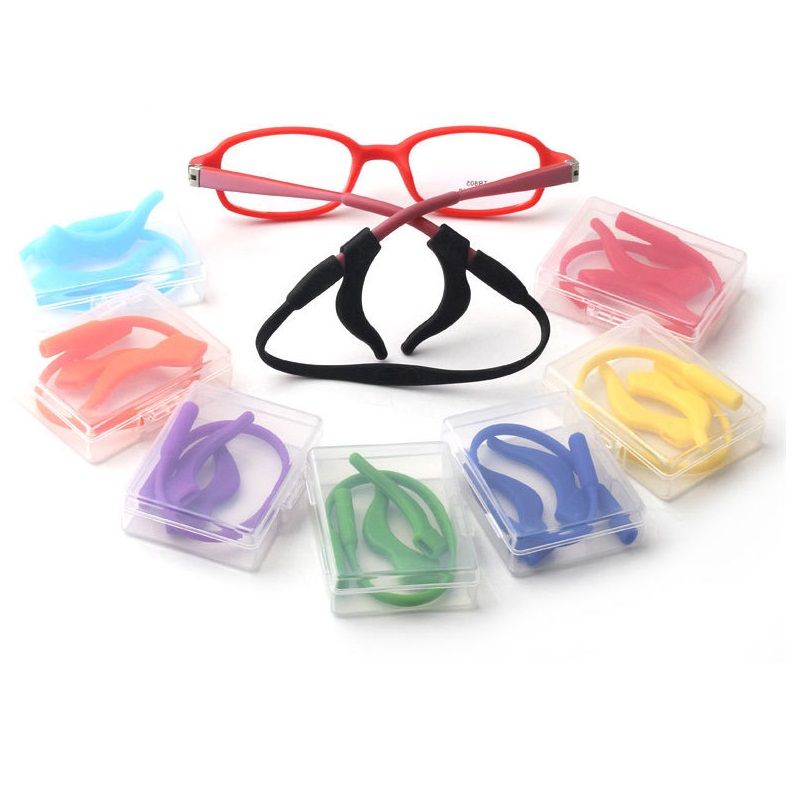 New Silicone Anti Slip eyeglass Ear Hook one set Eyewear Cord Baby's